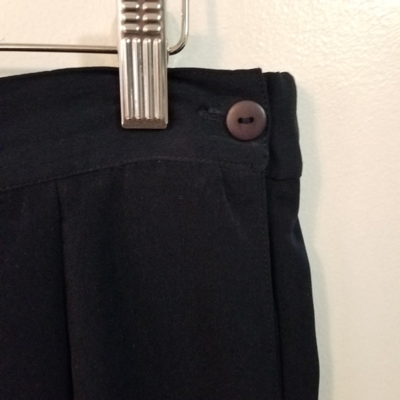 Vanessa Steven's Pleated Navy Midi Skirt - Picture 2 of 8